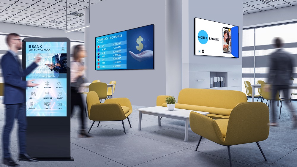 Bank Digital Signage