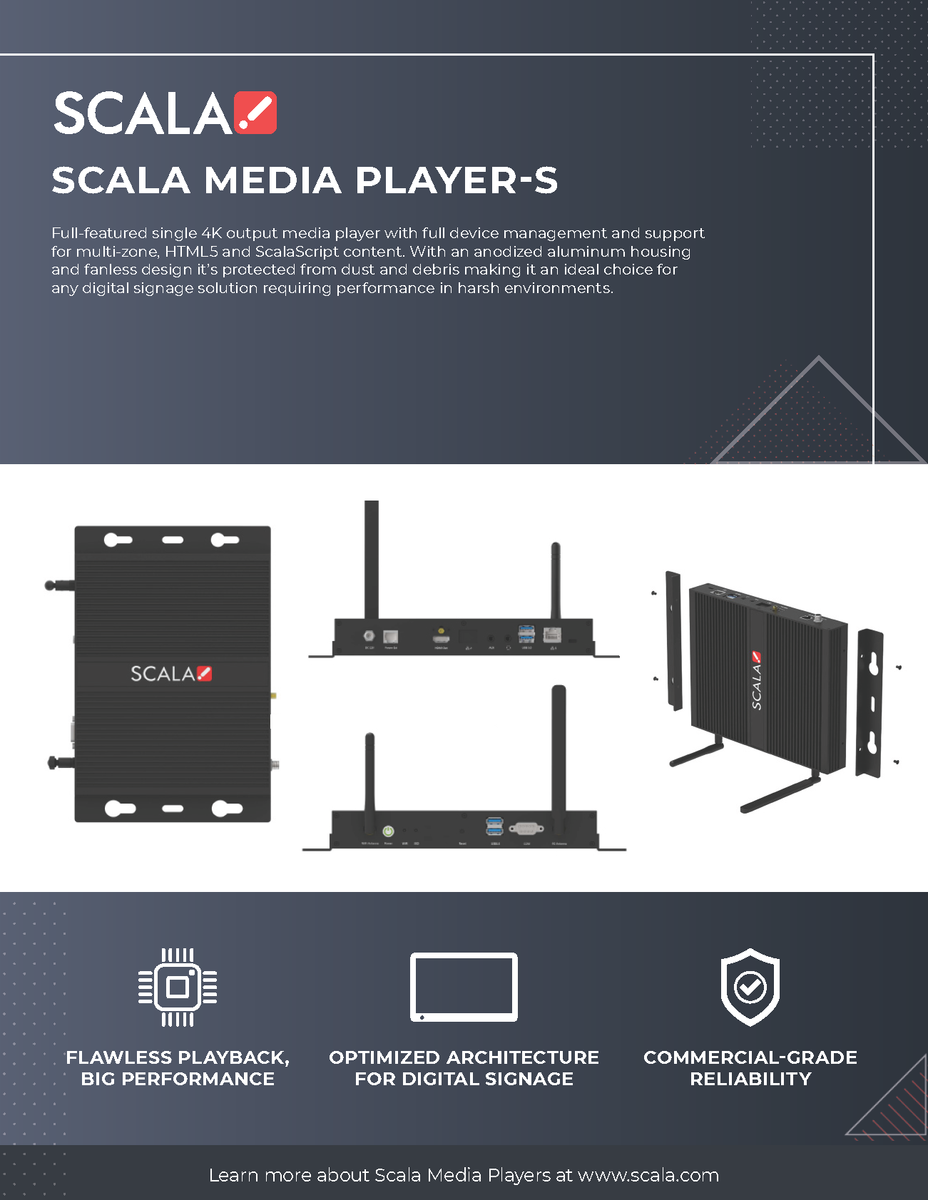 Scala Media Player S Spec Sheet Thumbnail